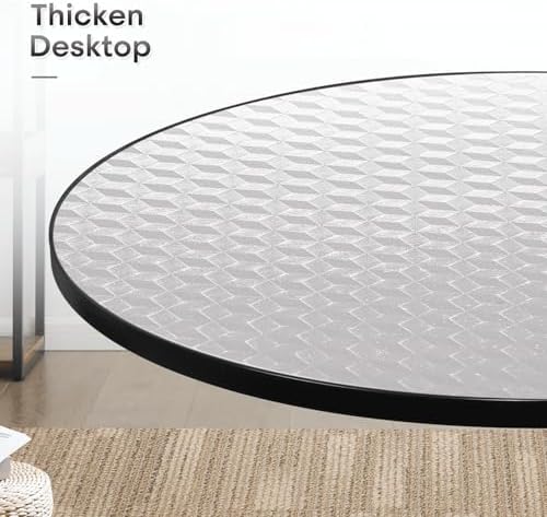 Athena Collection Bar Table Modern Round Cocktail Table Height Adjustable, Tall Bistro Pub Table with Sturdy Base, Suitable for Home, Kitchen, Pub, Restaurant, Silver