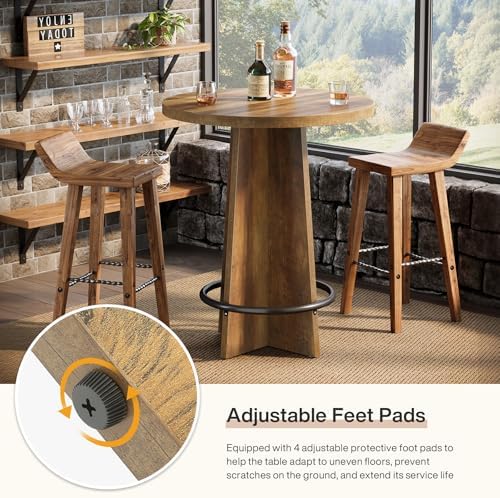 Tribesigns Round Bar Table