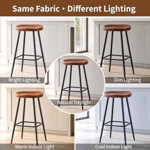 Counter Height Stools Set of 3, 24 Inch Barstools for kitchen island