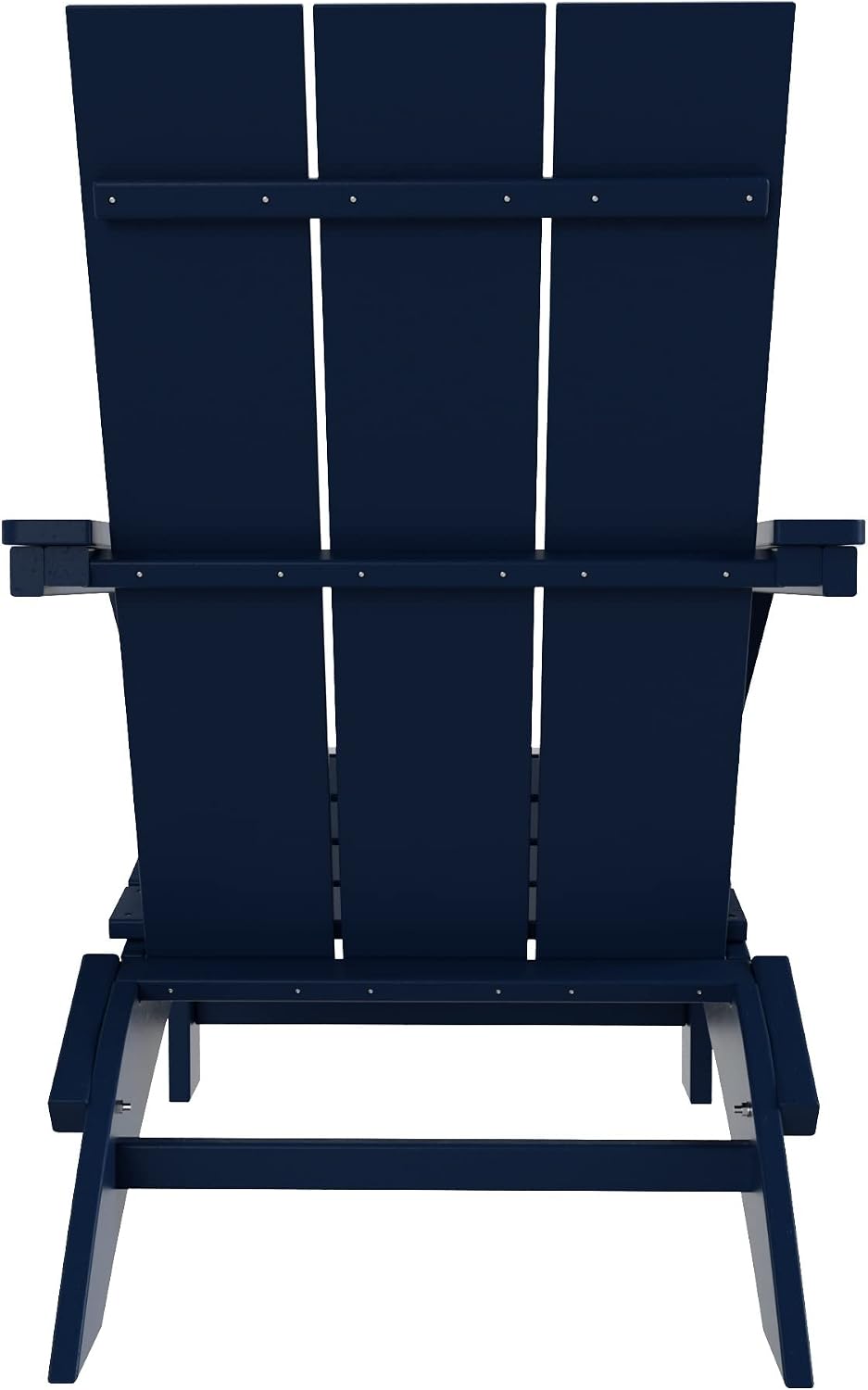 WestinTrends Ashore Modern Outdoor Folding Adirondack Chair (Set of 2), Navy Blue