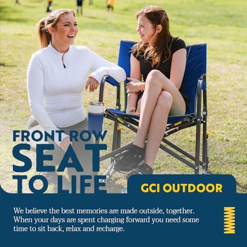 GCI Outdoor Freestyle Rocker XL Camping Chair - Black