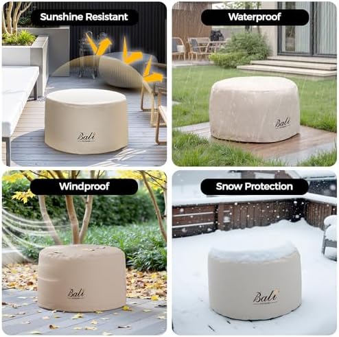 BALI OUTDOORS Round Fire Pit Covers Waterproof