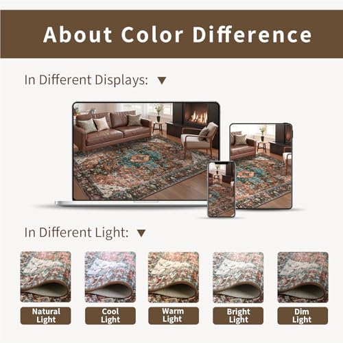 Ciicool Washable Runners for Hallways,2'6''x8' Long Kitchen Runner Rug