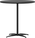 Flash Furniture 30 in Wood Round Cocktail Table, Black