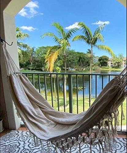 Hammock Brazilian Double Hammocks Soft Comfortable Fabric Cotton Canvas