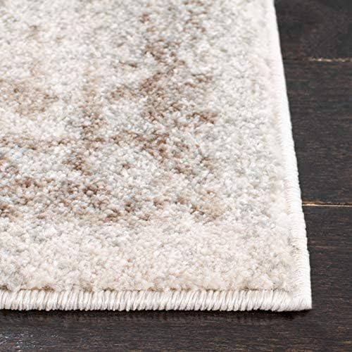 SAFAVIEH Evoke Area Rug 8x10, Large Ivory & Taupe EVK256E