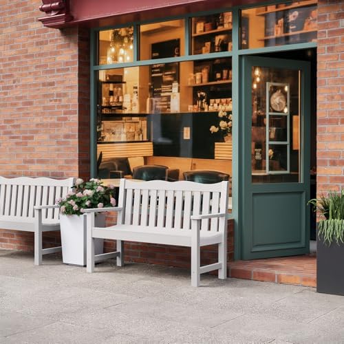 Stoog 2-Person Outdoor Bench with 800 lbs Capacity, Never Fade or Rot