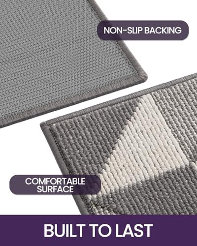DEXI Front Door Mats for Entryway, 36x60 Non Slip Washable Entry Doormat