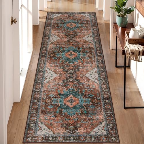 Ciicool Washable Runners for Hallways,2'6''x8' Long Kitchen Runner Rug