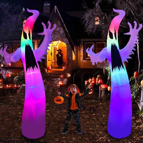 SEASONBLOW 12FT Halloween Inflatable Terrible Ghost Outdoor Decoration