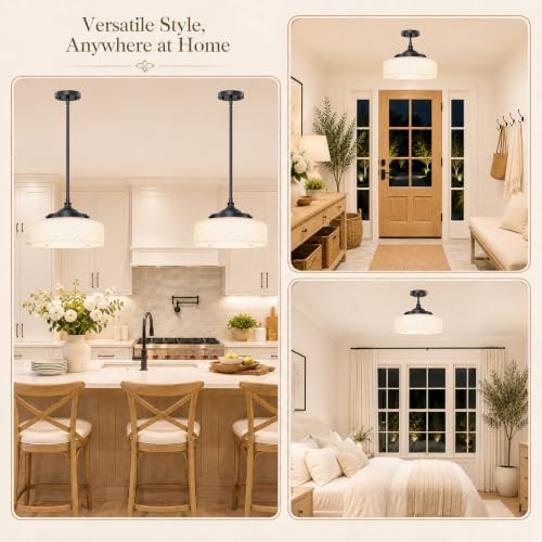 Daunton Vintage Pendant Light Over Sink Black Kitchen Island Pendant Light