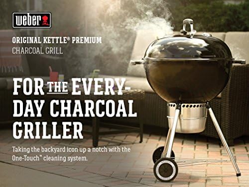 Weber® Original Kettle Premium Charcoal Grill, 22-Inch, Black
