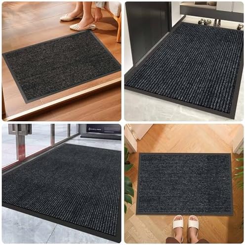 Front Door Mat Outside Entrance, Dirt Trapper Doormat 48" x 36"