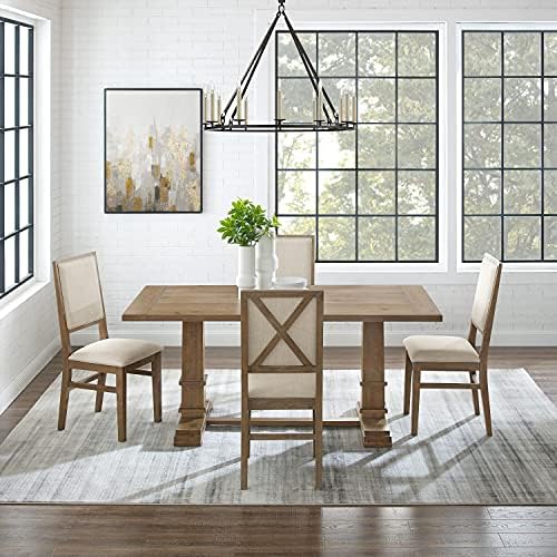 Crosley Furniture Joanna 5-Piece Dining Set, Upholstered Chairs