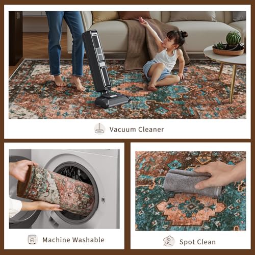 Ciicool Washable Runners for Hallways,2'6''x8' Long Kitchen Runner Rug