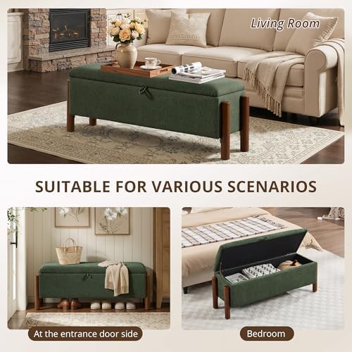 55'' Modern Storage Ottoman Benches
