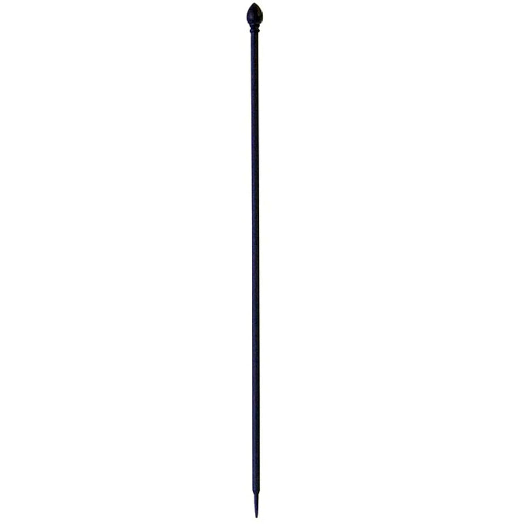 Bulk Buy of 12 Panacea 87102 Garden Fence Posts, Black, 37.5" H Each