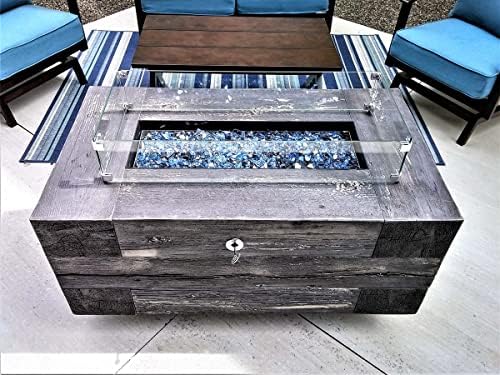 Celestial 35" x 11" x 6" Wind Guard, fits Celestial 30” x 6” Fire Pit Burner Pan