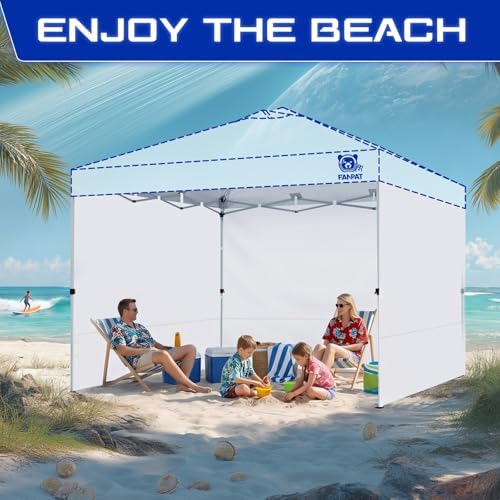 FANPAT Sidewalls for 10x10 Pop Up Canopy, Durable Gray(3Pcs Sidewalls Only)