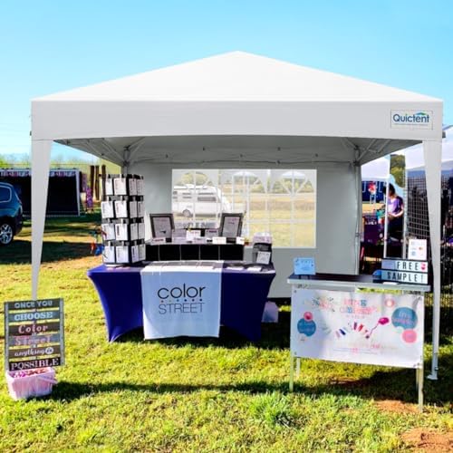 Quictent Pop up Canopy Tent 10'x10' with 4 Detachable Window Sidewalls