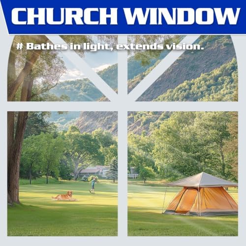 FANPAT Church Sidewalls for 10x10 Pop Up Canopy, Gray(3Pcs Sidewalls Only)