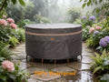 Round Patio Table Cover Outdoor Furniture Waterproof 96"Dia
