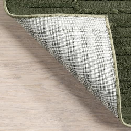 nuLOOM Kailani Green Geometric Washable Area Rug, 8' x 10'