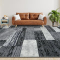 Large Area Rugs, Modern Geometric Patchwork Floor Decor Rockwood Collection