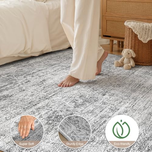 cotiled 9x12 Area Rugs Abstract Distressed Washable Large Living Room Rug