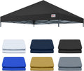 MASTERCANOPY 10x10 Replacement Pop Up Canopy Top All Black