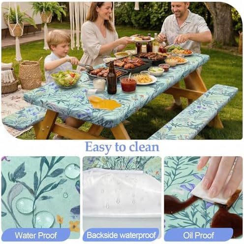 Play Tailor Picnic Table Cover Bench Covers Camping Essentials Tablecloth