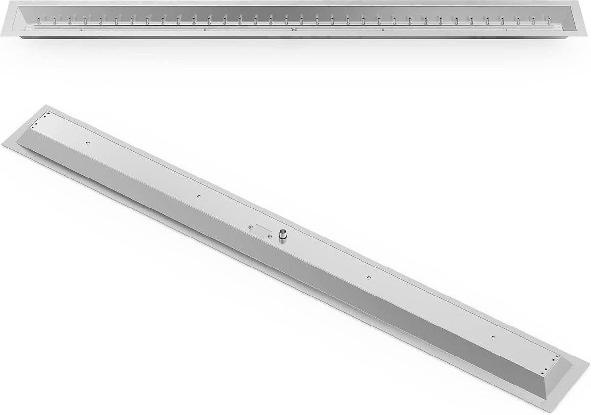 Stanbroil Linear 72" x 6" Drop-in Fire Pit Pan with Jet Burner