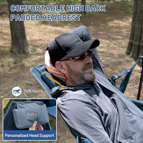 TIMBER RIDGE Hammock Camping Chair, Oversized Swinging Chair, 400lbs Load