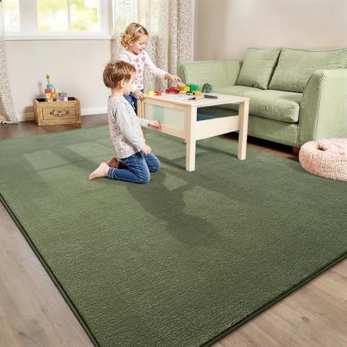 Large 6x9 Area Rugs for Bedroom Living Room, Soft Low-Pile Modern Dorm Rug