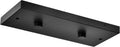 Two Pendant Light Linear Canopy Accessory Light Kit, 14 inch Flush Mount Cluster Canopy, Hanging 2 Lights with One Outlet Box for Kitchen Island, Mounting Hardware Included, Matte Black