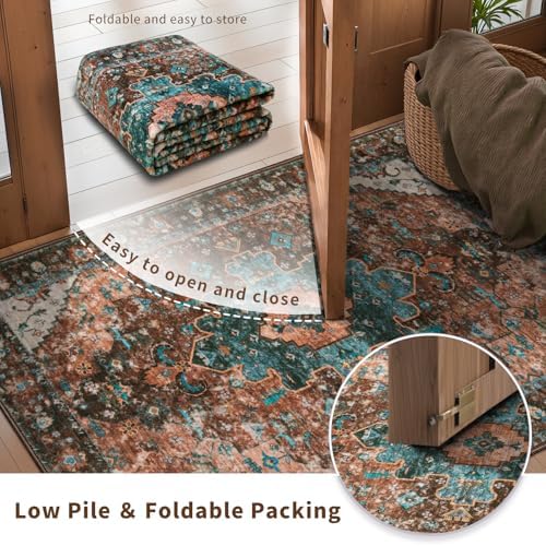 Ciicool Washable Runners for Hallways,2'6''x8' Long Kitchen Runner Rug