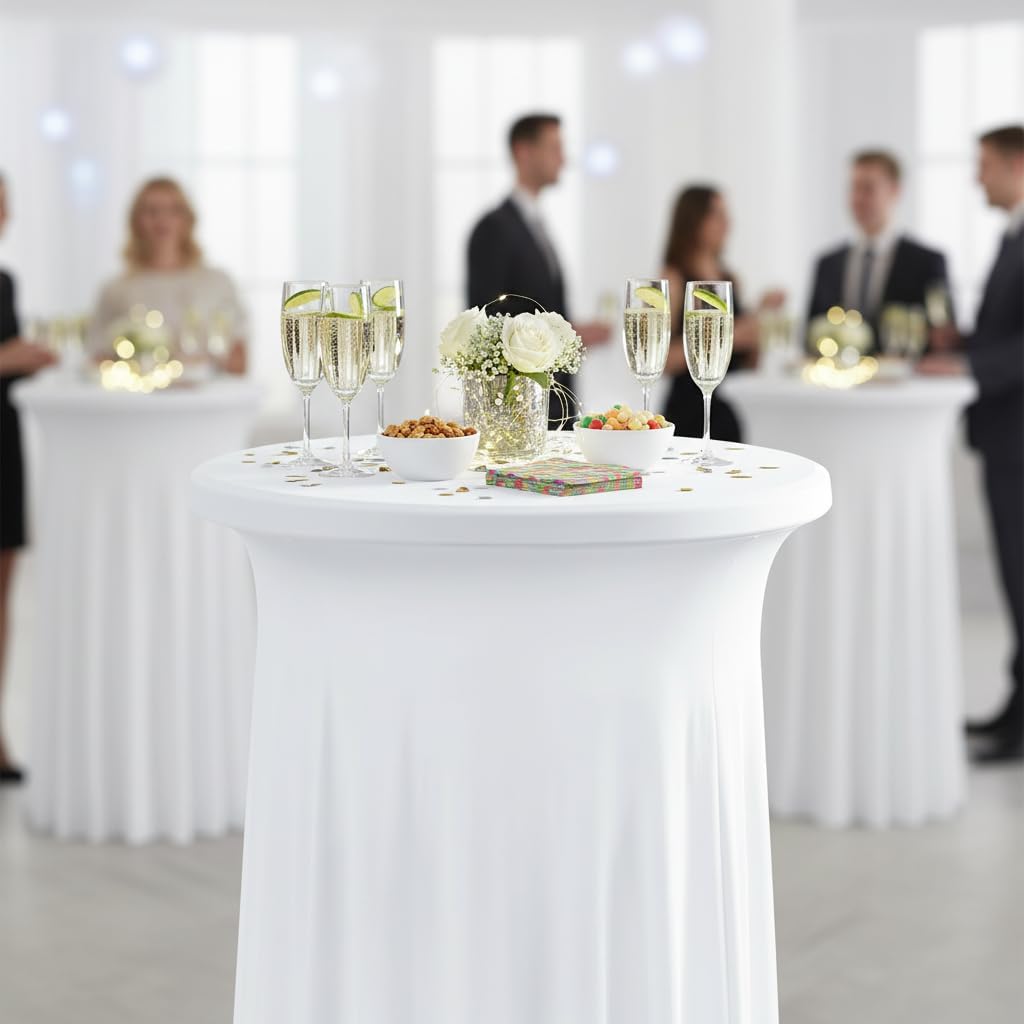 highboy cocktail table cover skirt bar tablecloth (32" showing dimensions