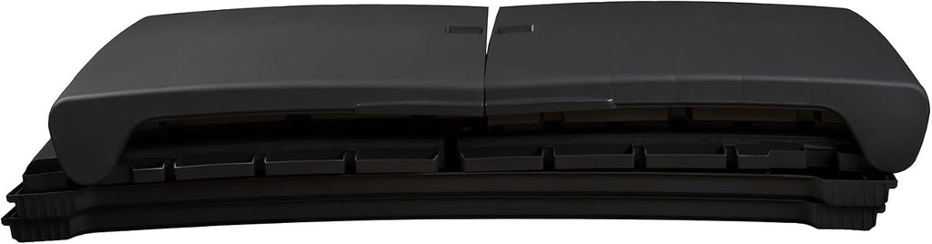 Ward Strata Outdoor Storage Bin, Hinged Lid, Black, 85 Gal