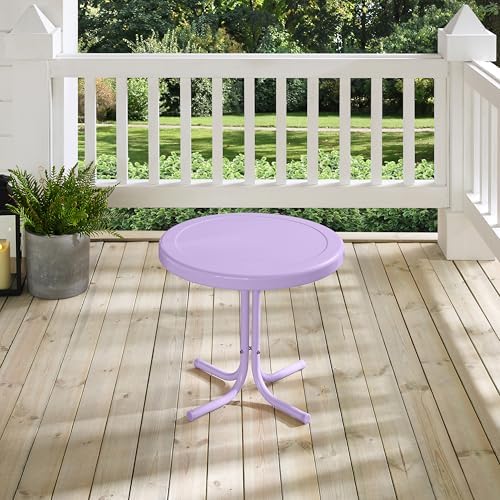 Crosley Furniture Griffith Retro Metal Outdoor Side Table