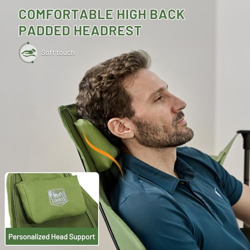 TIMBER RIDGE Hammock Camping Chair, Oversized Swinging Chair, 400lbs Load