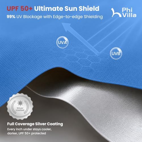 PHI VILLA 13x13 Pop Up Canopy Tent, Instant Outdoor Easy One Push Tents