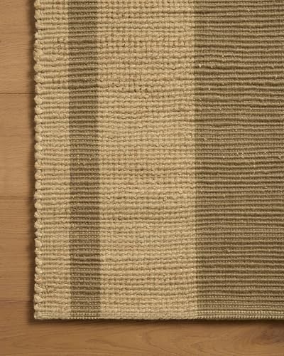 Loloi Leanne Ford Weatherstaff Natural/Olive 8'-6" x 11'-6" Area Rug