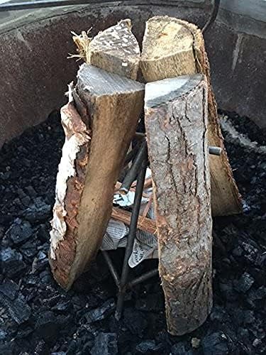 The Original Vertical Fire Pit Grate, Chiminea, Kiva Fireplace Firewood - Low Smoke, Big Flames, High Heat …