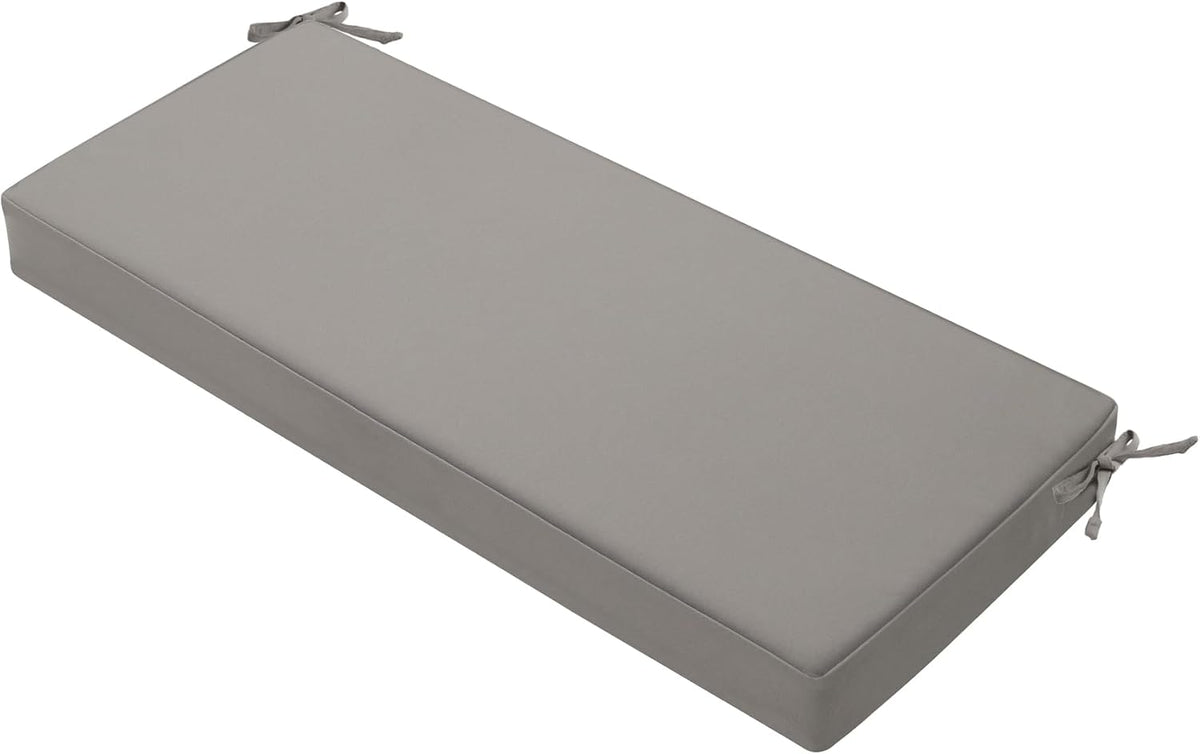 Favoyard Outdoor Bench Cushion, 42 x 18 Inch, Light Gray