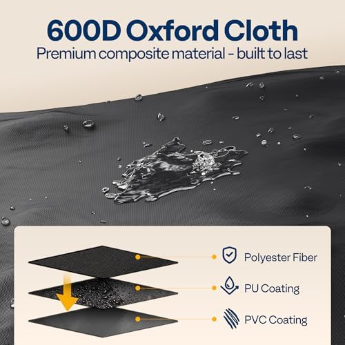 VIVOHOME 28 Inches Firewood Log Rack Hoop with Cover
