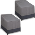 Easy-Going Heavy Duty Outdoor Chair Cover, 2 Pack-33.5Wx31.5Dx36H inch
