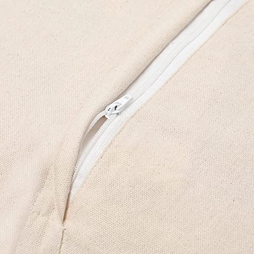 · REDEARTH · Textured Handwoven Throw Pillow Cases Geometric Craft Taupe