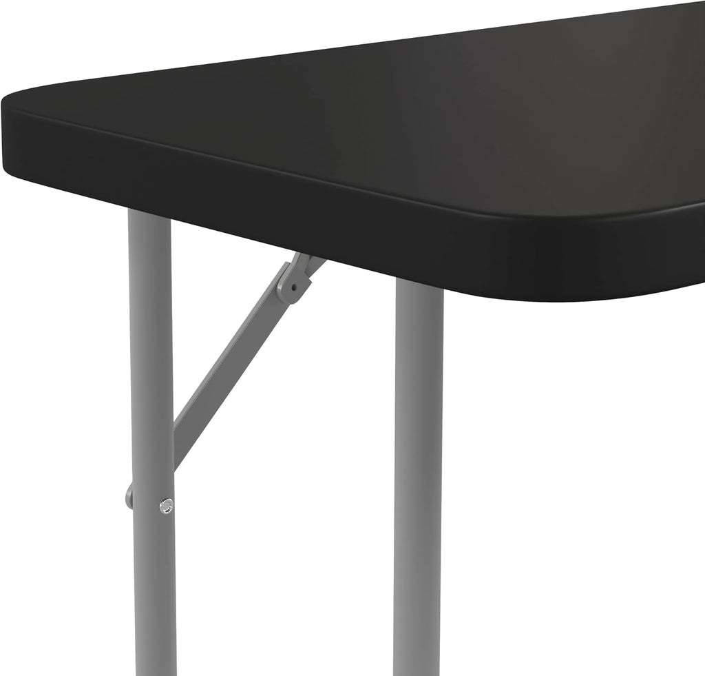 Flash Furniture 6 ft Plastic Folding Training Table, Black