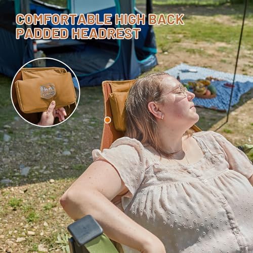 TIMBER RIDGE Hammock Camping Chair, Oversized Swinging Chair, 400lbs Load