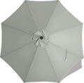 MASTERCANOPY 11 ft Replacement Canopy for 8 Ribs - Grey